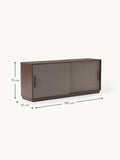 Almenno Wooden Sideboard with Upholstered Front