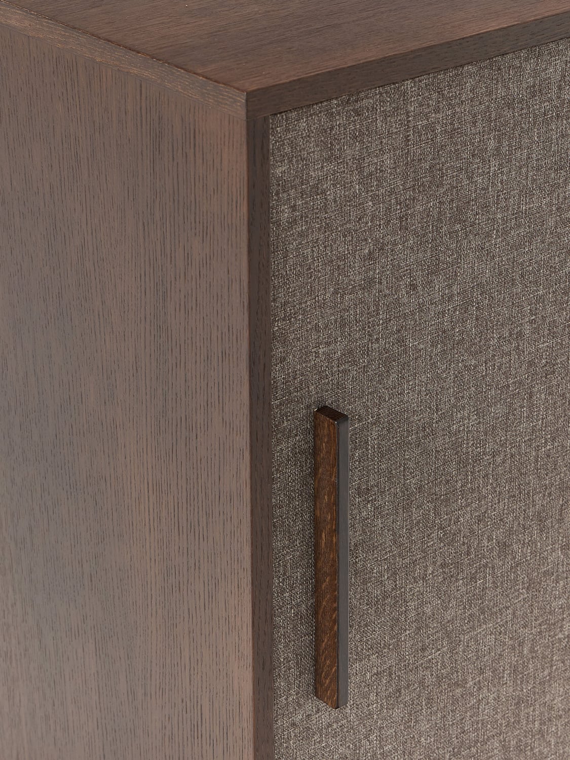 Almenno Wooden Sideboard with Upholstered Front