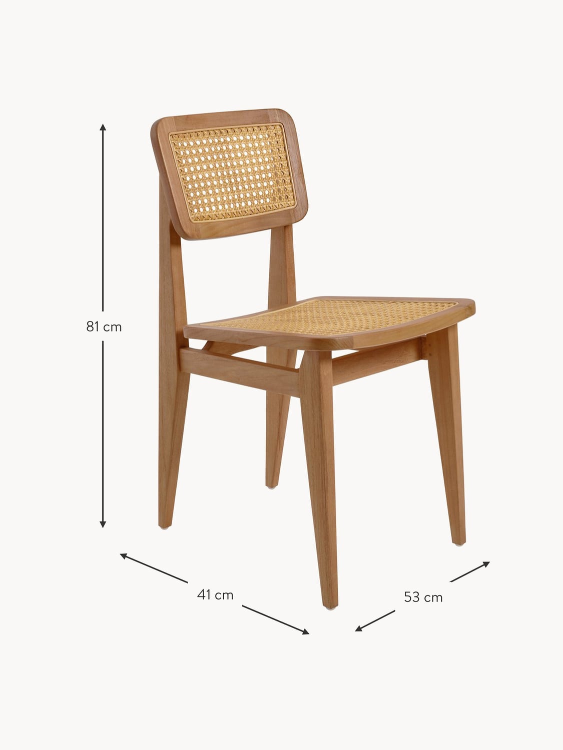 Ercole C-Chair Teak Wood Garden Chair