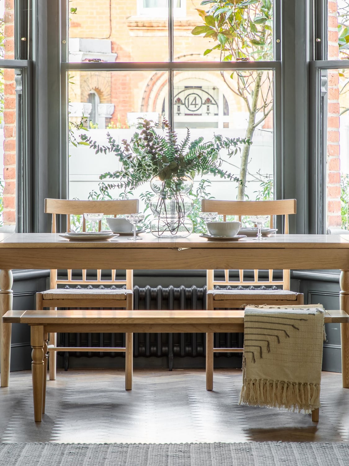 Gravedona Handmade Wooden Dining Table, 180 - 230 X 95 cm
