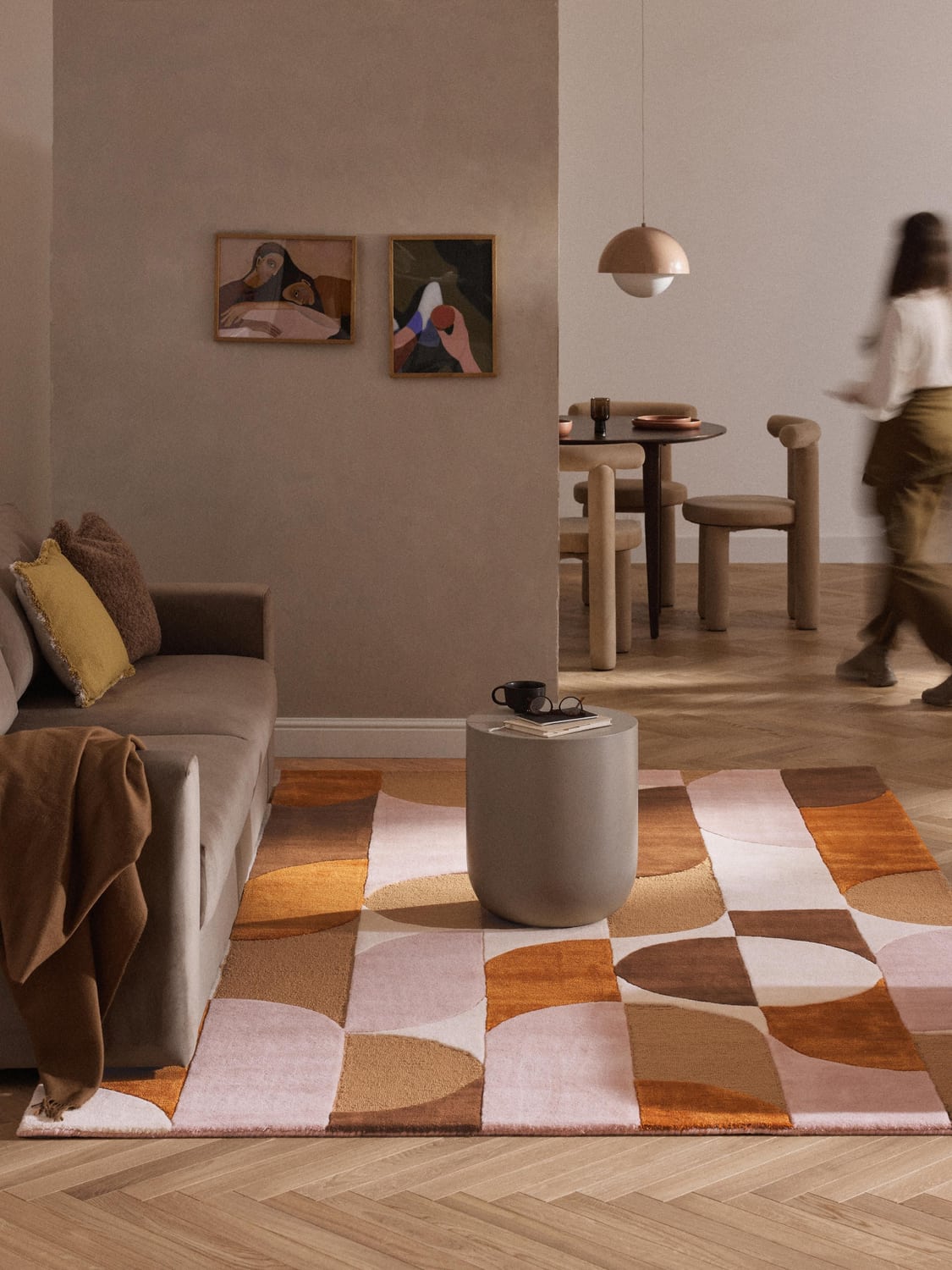 Arosio Low-Pile Wool Rug