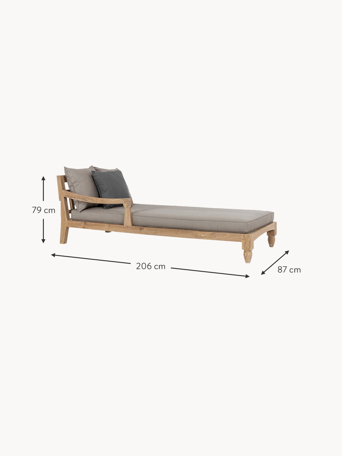 Pigra Garden Chair Loungers (set of 2)