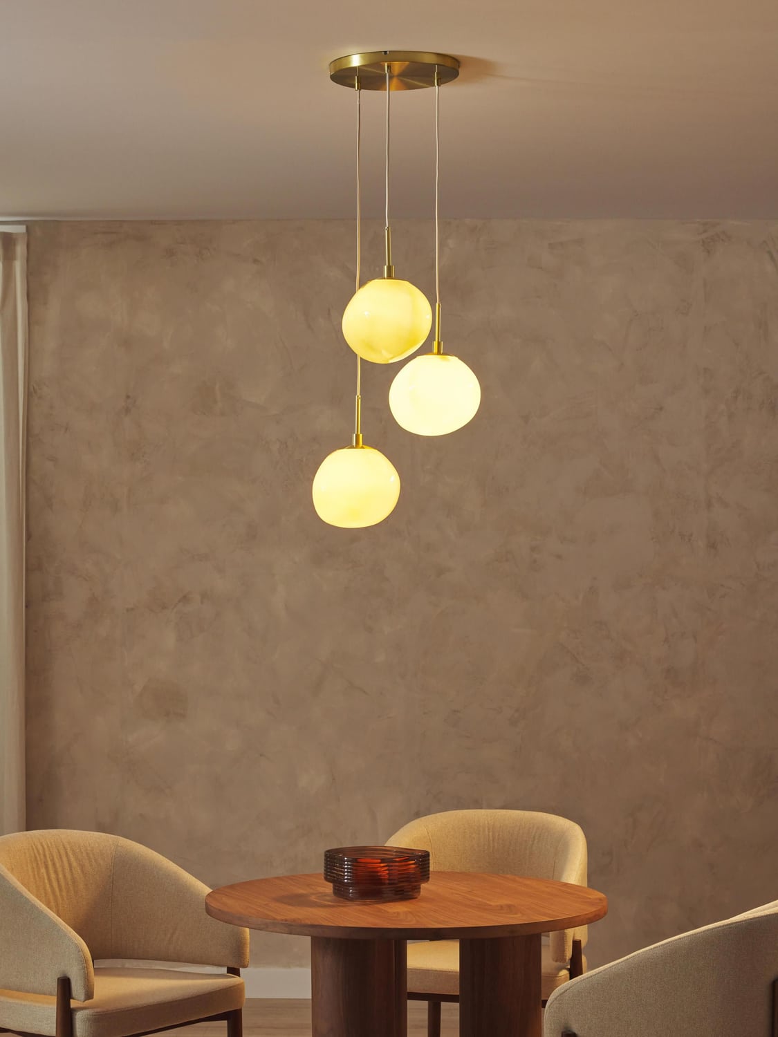 Dizzasco Opal Glass Cluster Pendant Light