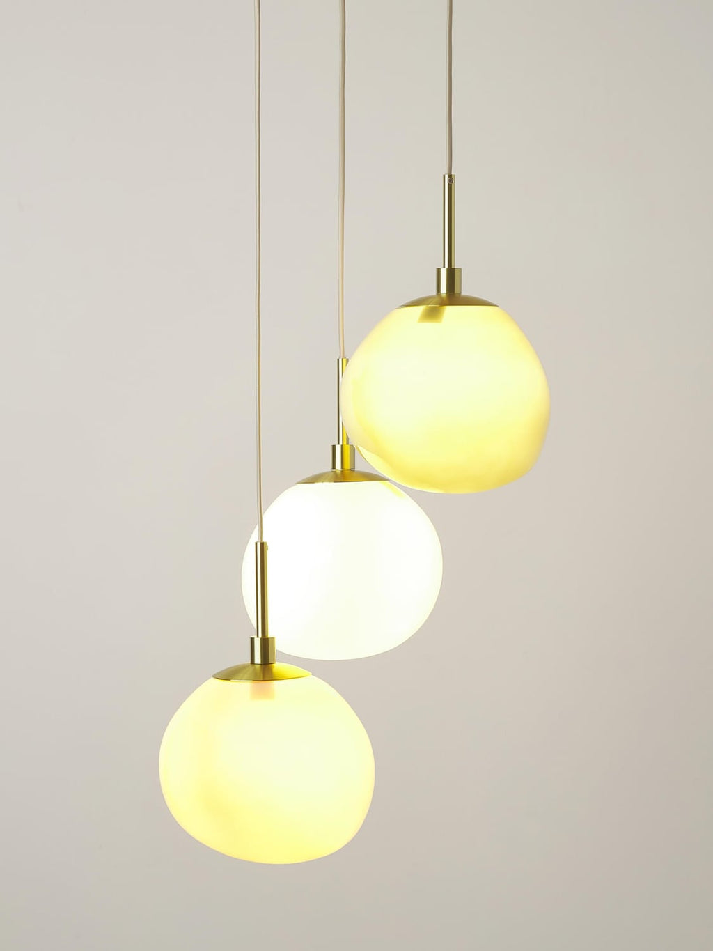 Dizzasco Opal Glass Cluster Pendant Light