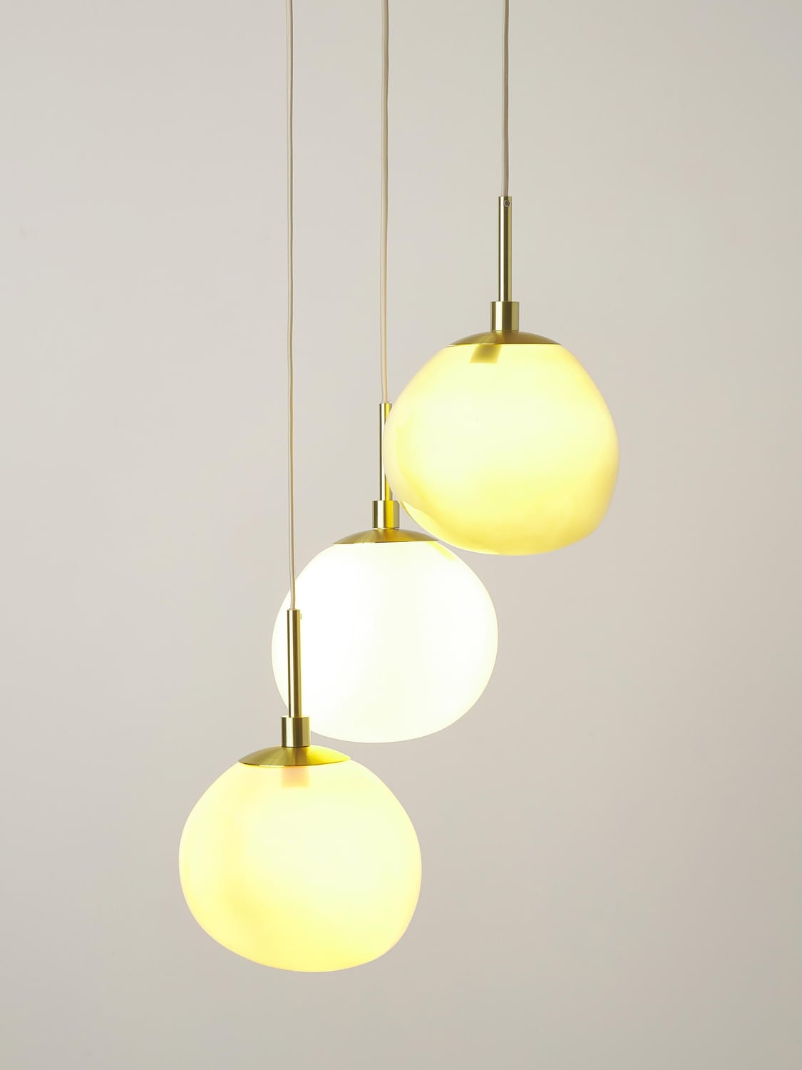 Dizzasco Opal Glass Cluster Pendant Light