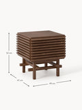 Fino Oak Wood Bedside Table