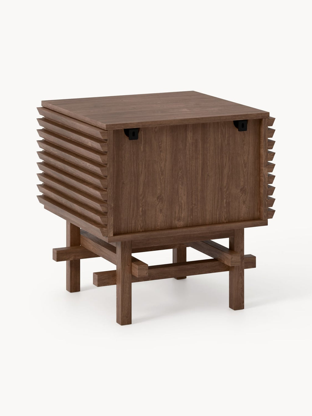 Fino Oak Wood Bedside Table