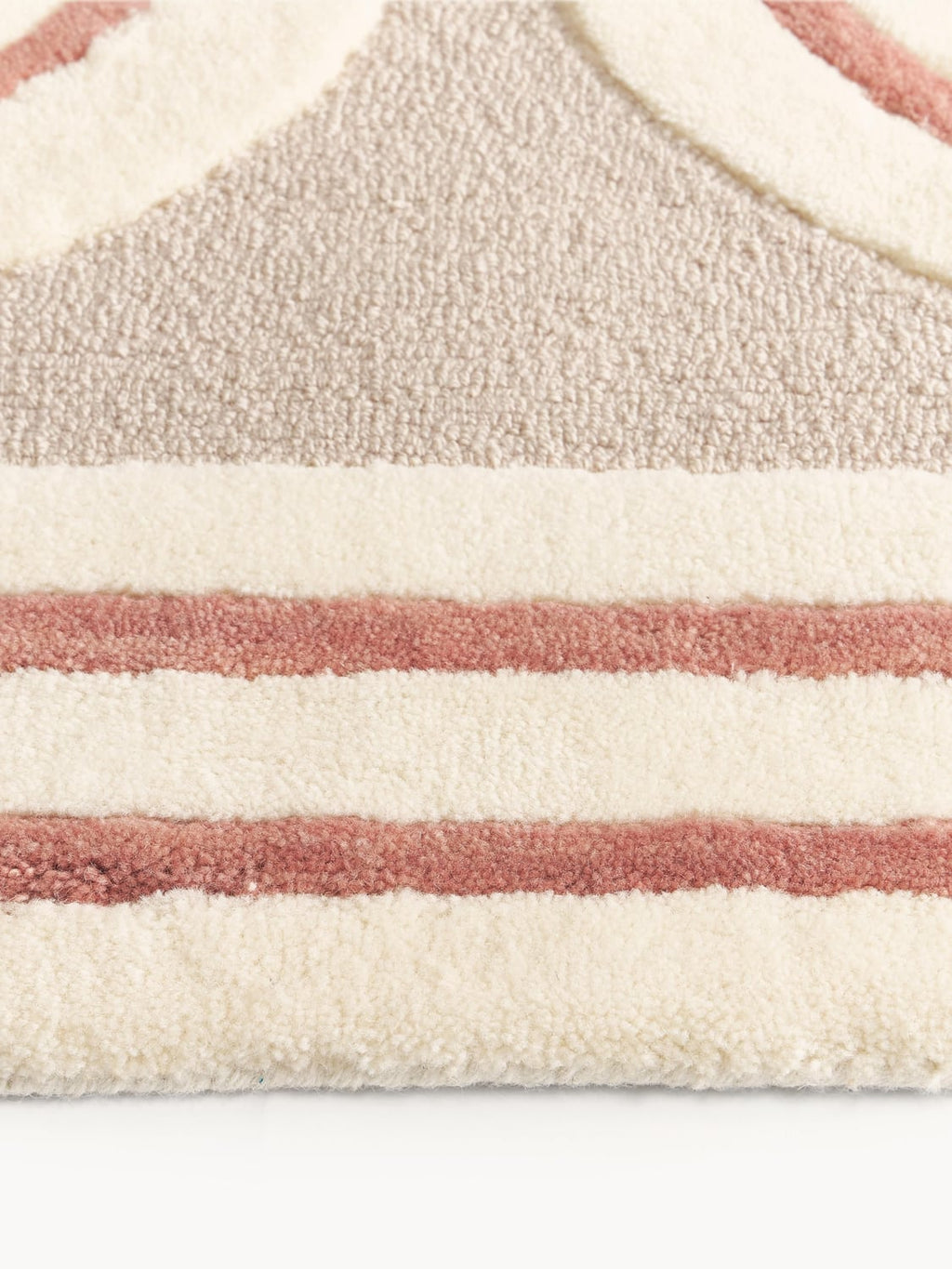 Figino High-Low Wool Rug, Hand-Tufted