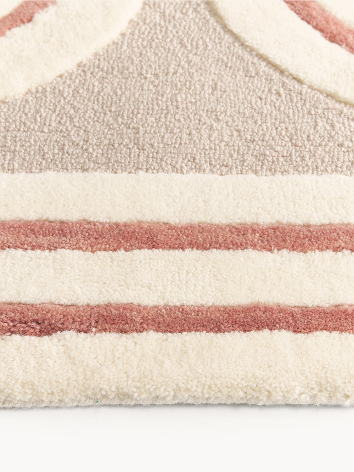 Figino High-Low Wool Rug, Hand-Tufted