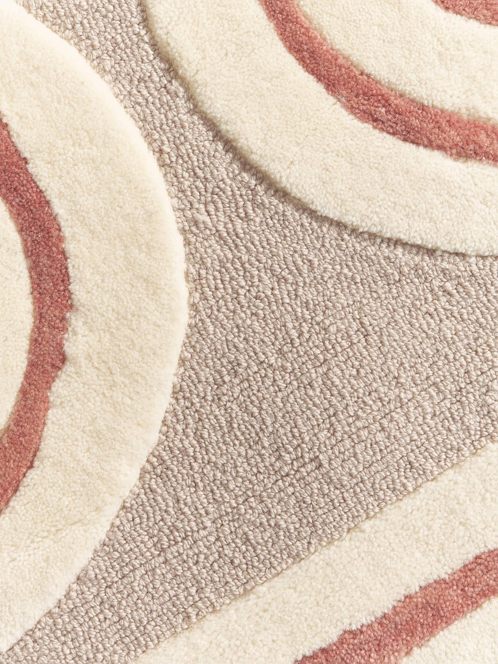 Figino High-Low Wool Rug, Hand-Tufted