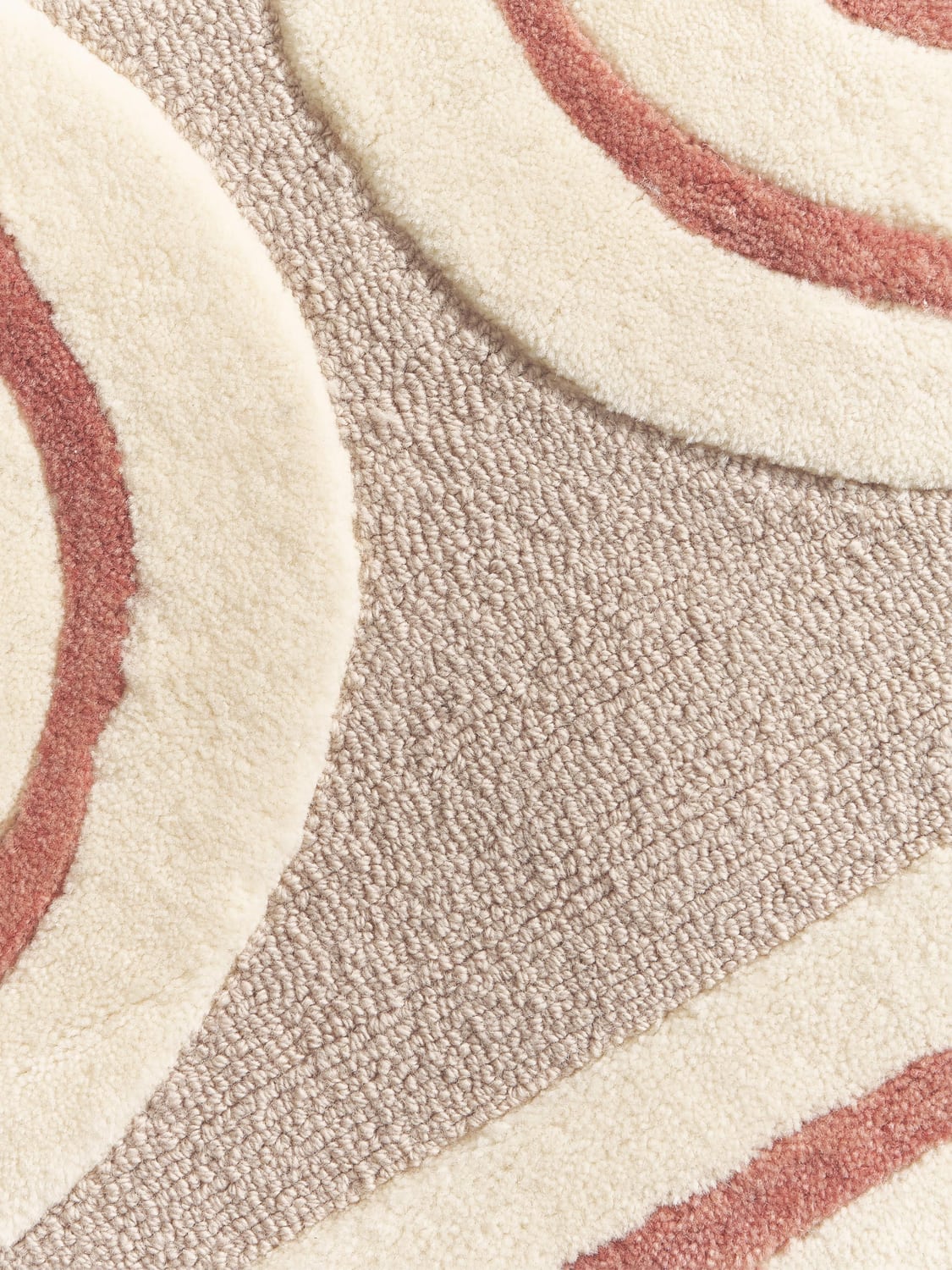 Figino High-Low Wool Rug, Hand-Tufted