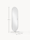 Zavattarello Oval Full-Length Standing Mirror System 1-2-3