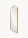 Rovellasca Full-Length Leaner Mirror with Oak Wood Frame