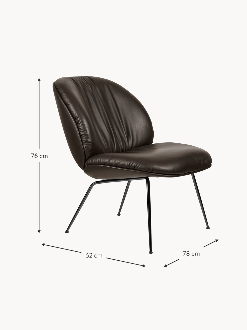 Argegno Leather Lounge Chair