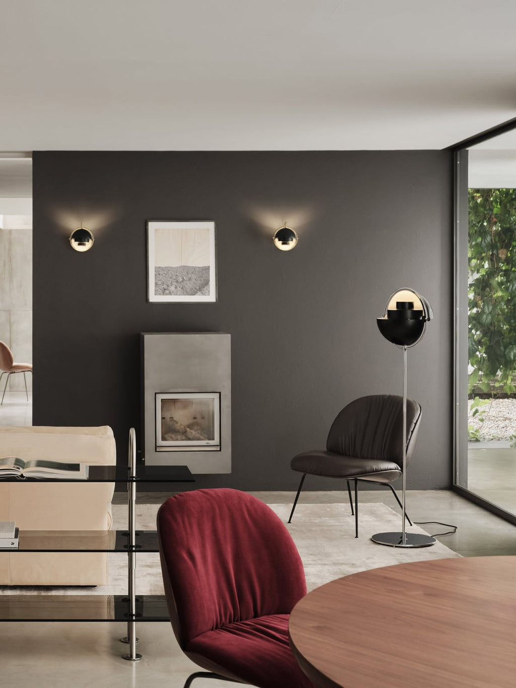 Argegno Leather Lounge Chair