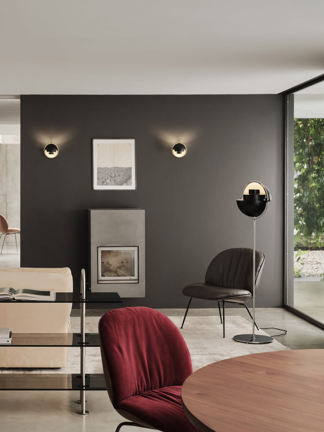 Argegno Leather Lounge Chair