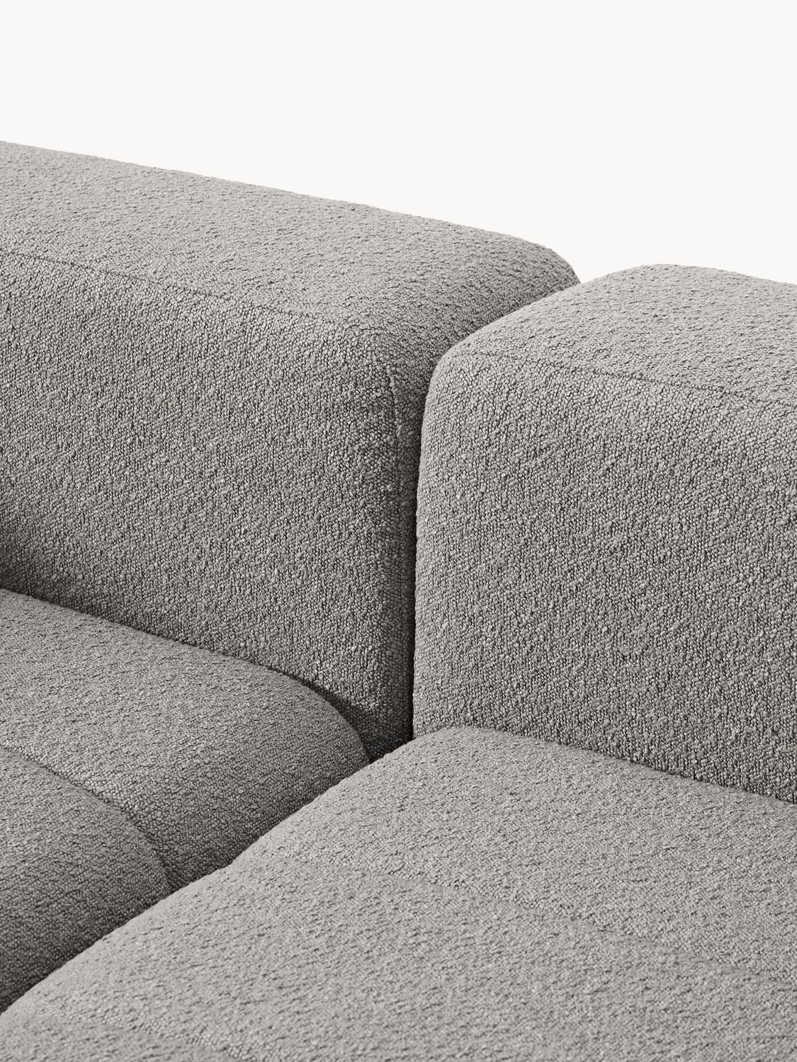 Cermenate Bouclé Modular Sofa (4-seater) with Ottoman (left/right)