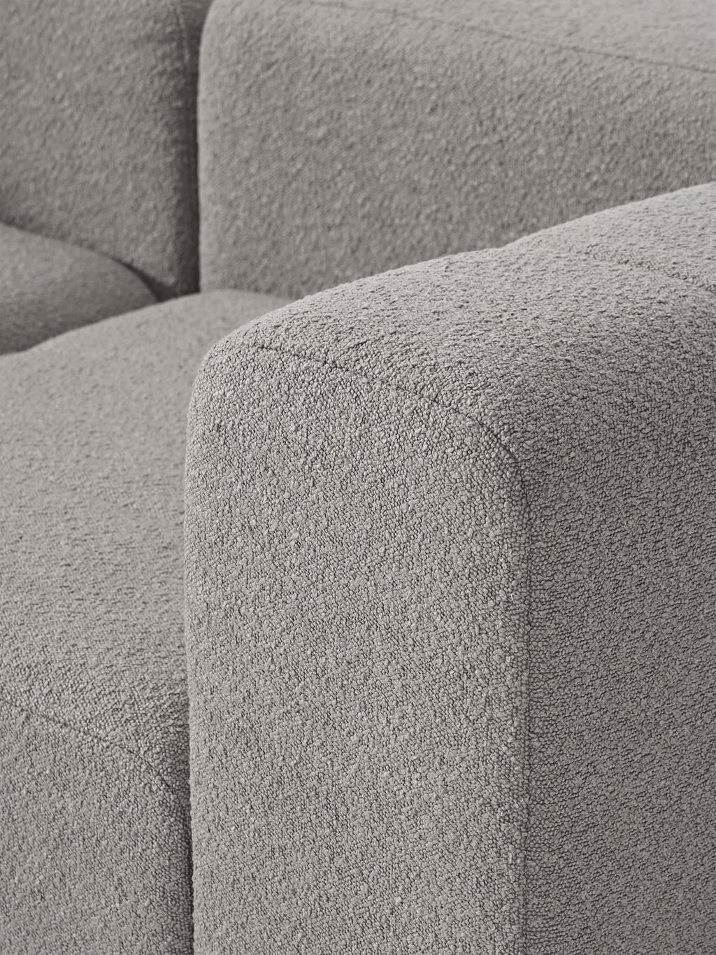 Cermenate Bouclé Modular Sofa (4-seater) with Ottoman (left/right)
