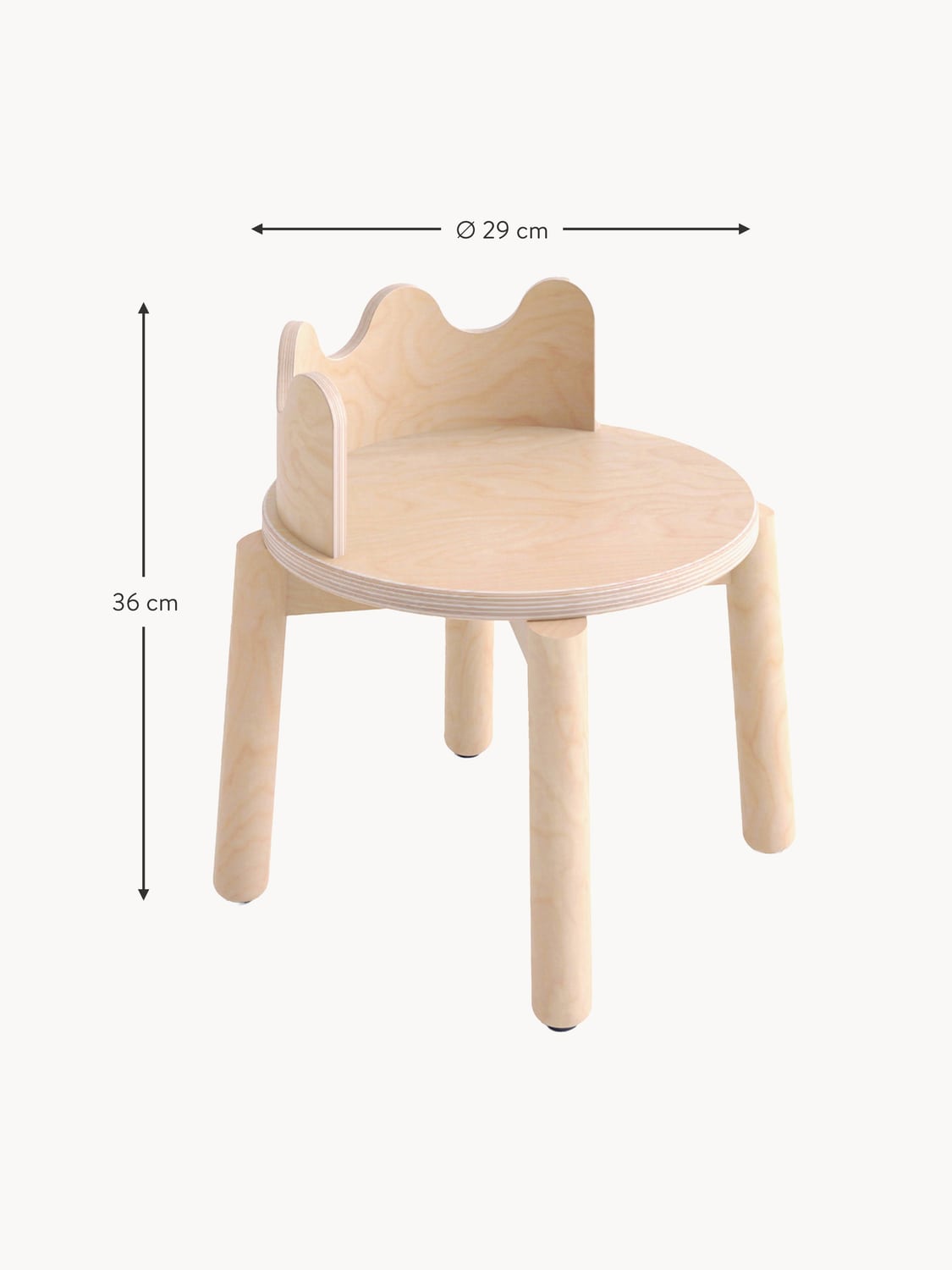 Pienzano Kids Handmade Chairs (set of 2)
