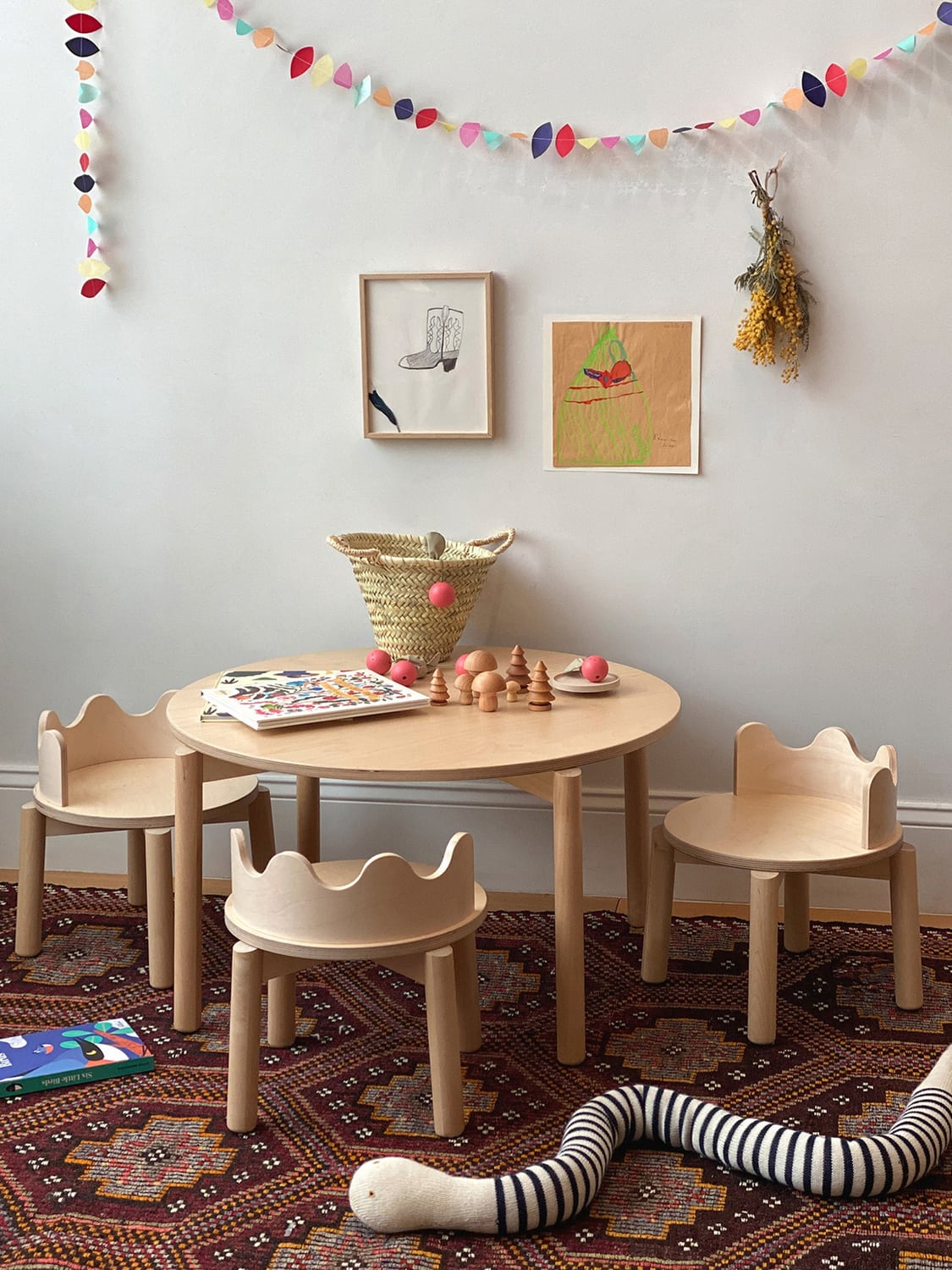 Pienzano Kids Handmade Chairs (set of 2)