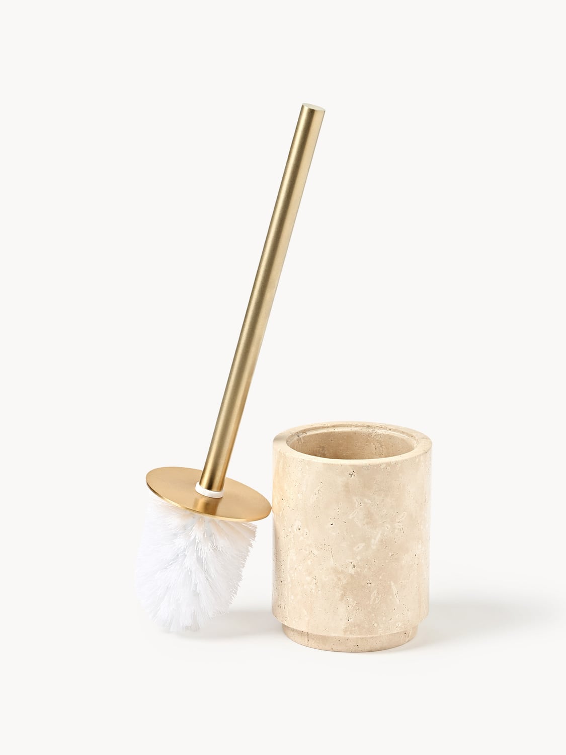 Torno Travertine Toilet Brush