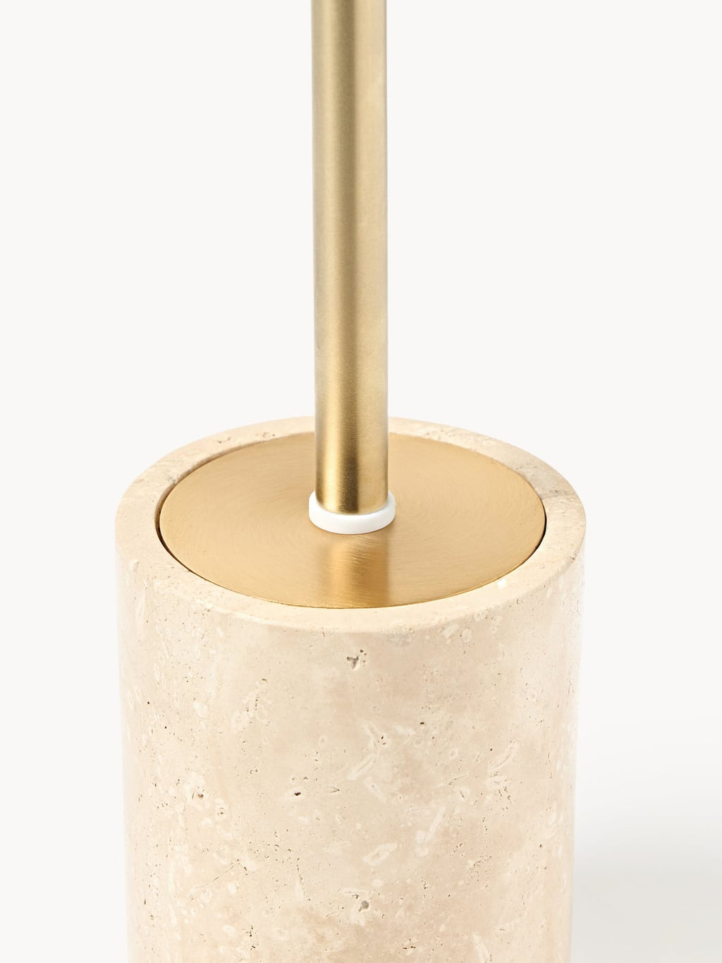 Torno Travertine Toilet Brush