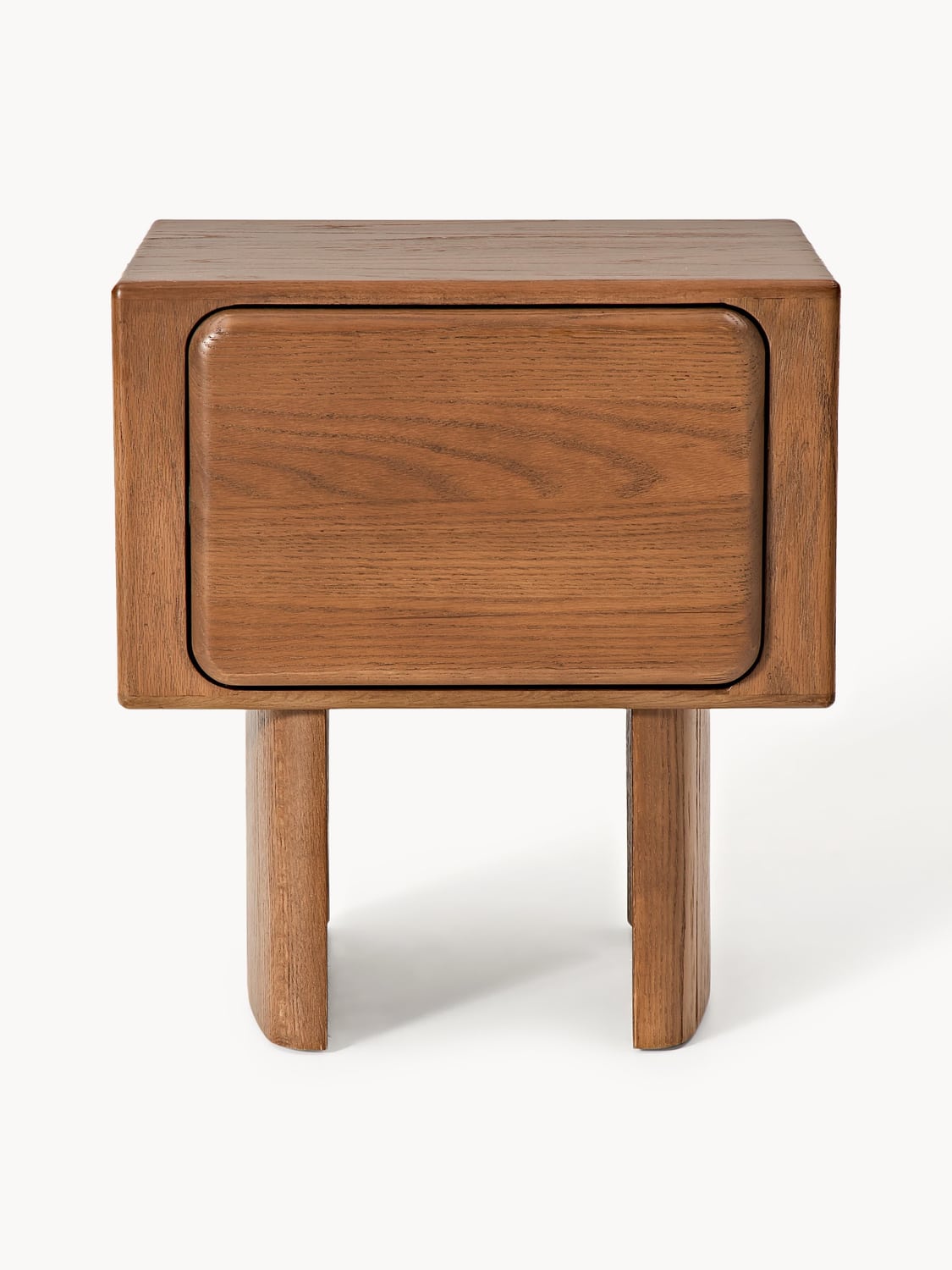 Rivolta Oak Wood Bedside Table