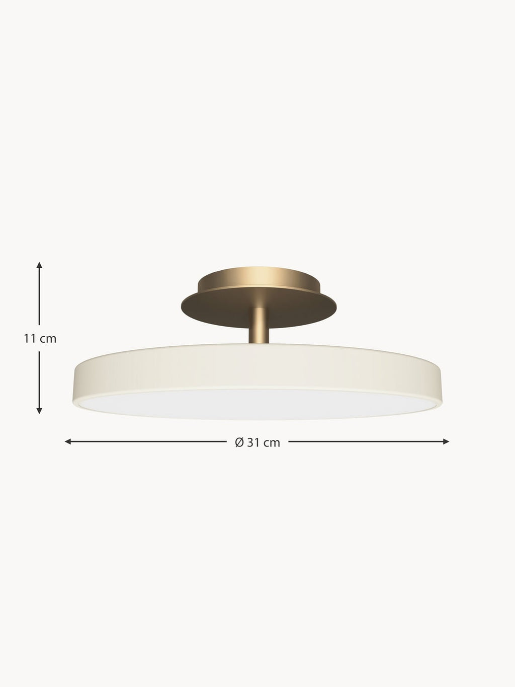 Faloppio Mini Dimmable LED Ceiling Lamp Asteria Up Plus