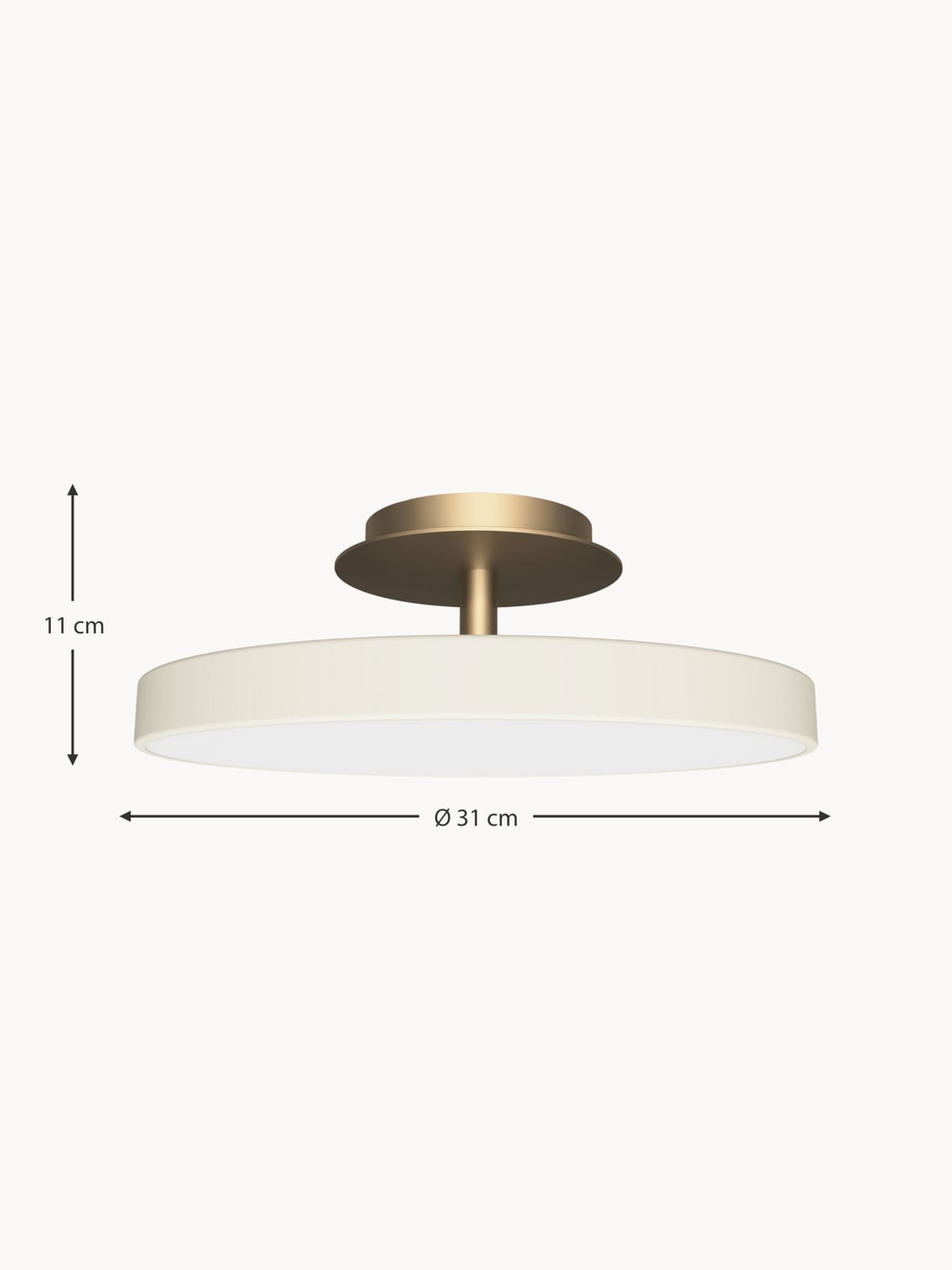 Faloppio Mini Dimmable LED Ceiling Lamp Asteria Up Plus