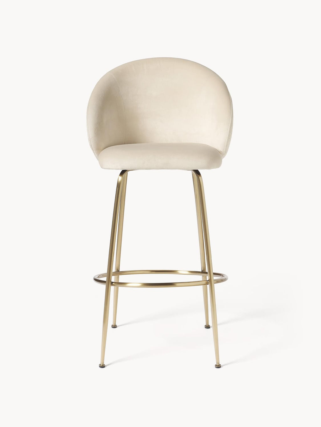 Binago Velvet Bar Chair