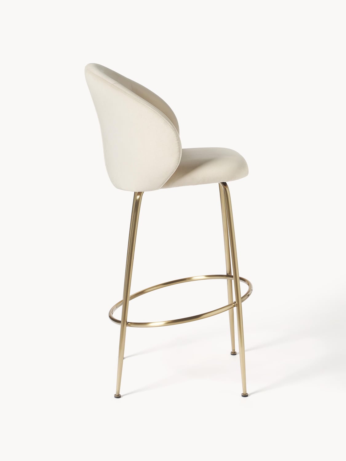 Binago Velvet Bar Chair