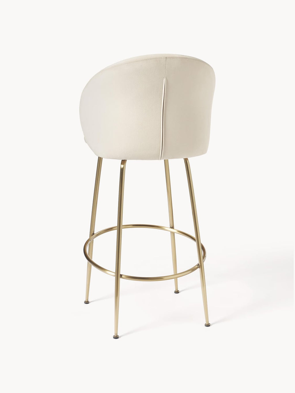 Binago Velvet Bar Chair