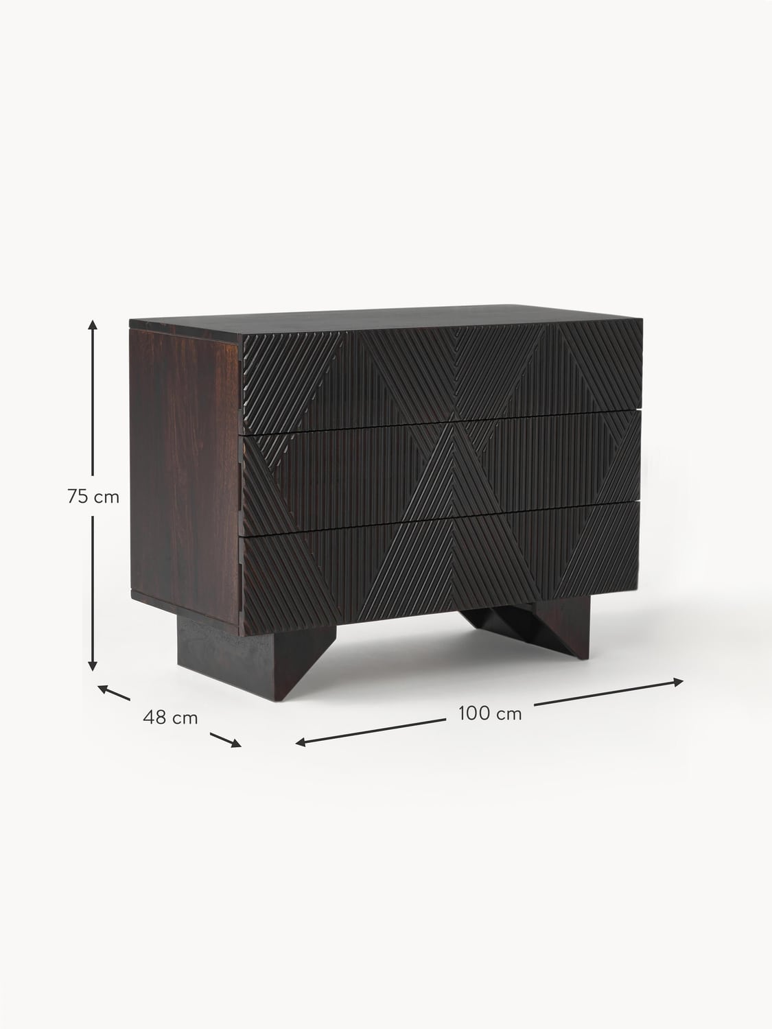 Bizzarone Mango Wood Dresser