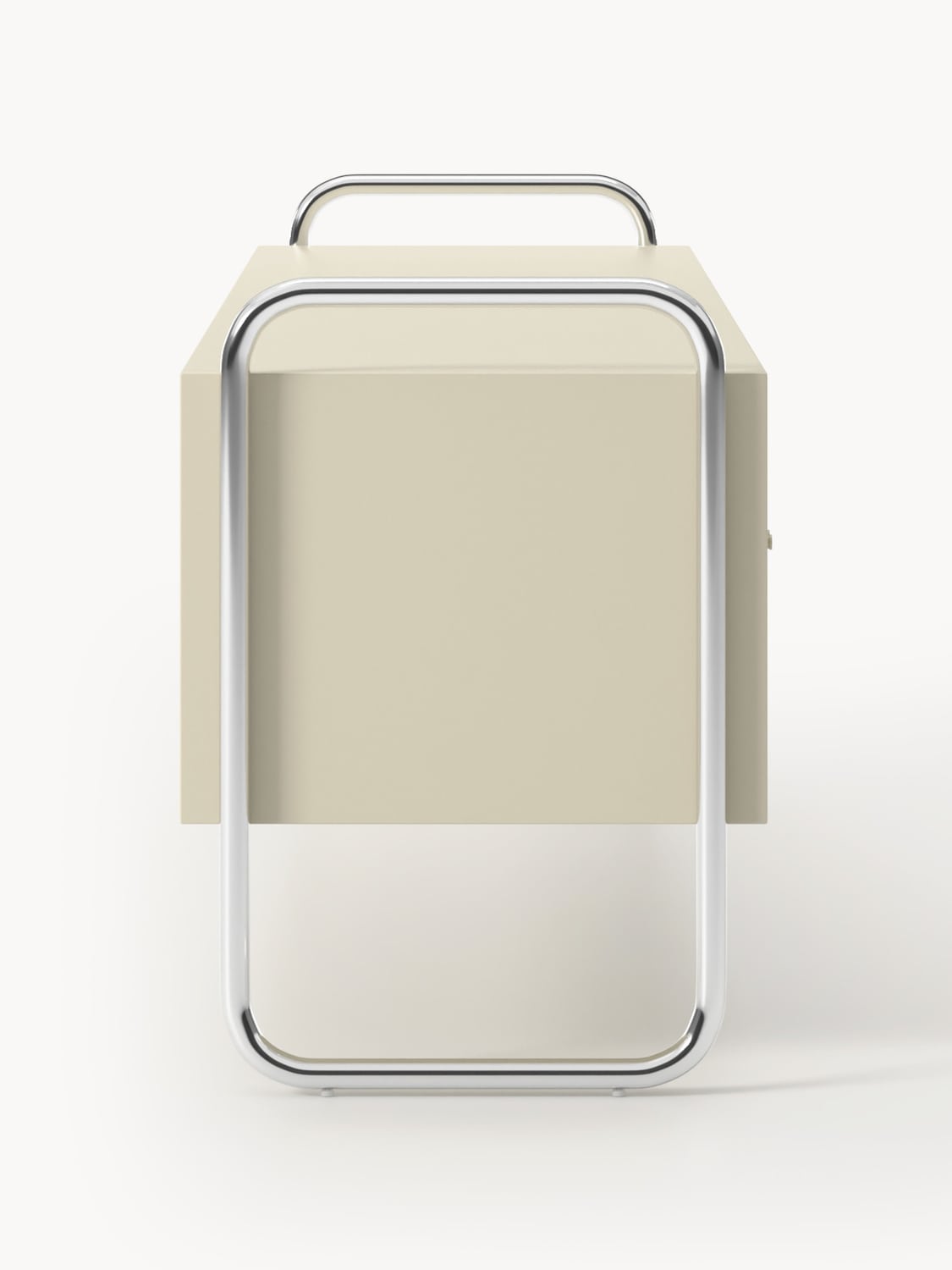 Bellara Metal Lowboard with Glass Front