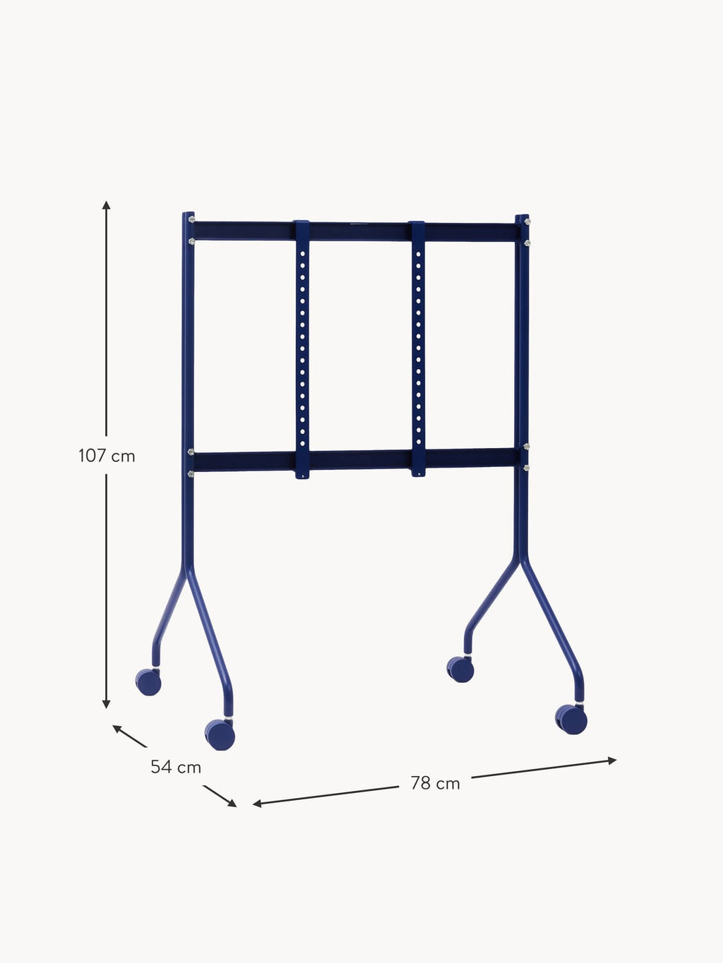 Maccagno TV Stand Moon Rollin' with Wheels