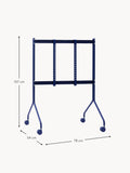Maccagno TV Stand Moon Rollin' with Wheels