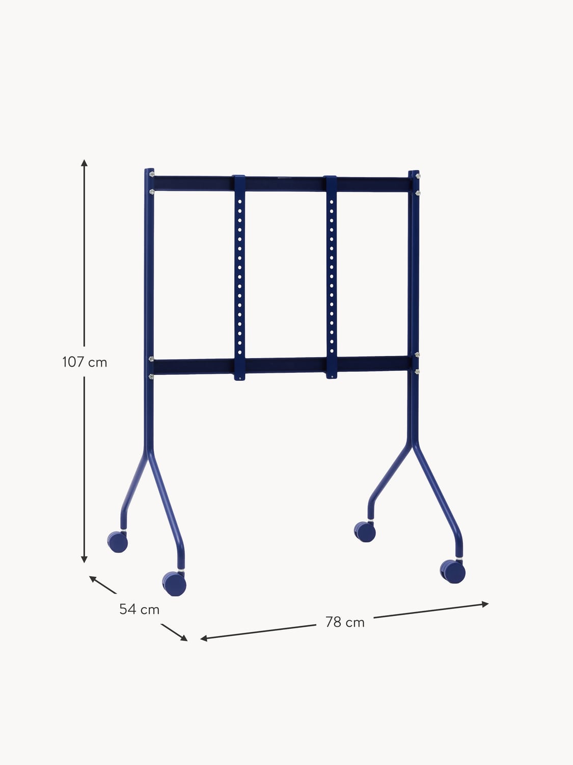 Maccagno TV Stand Moon Rollin' with Wheels