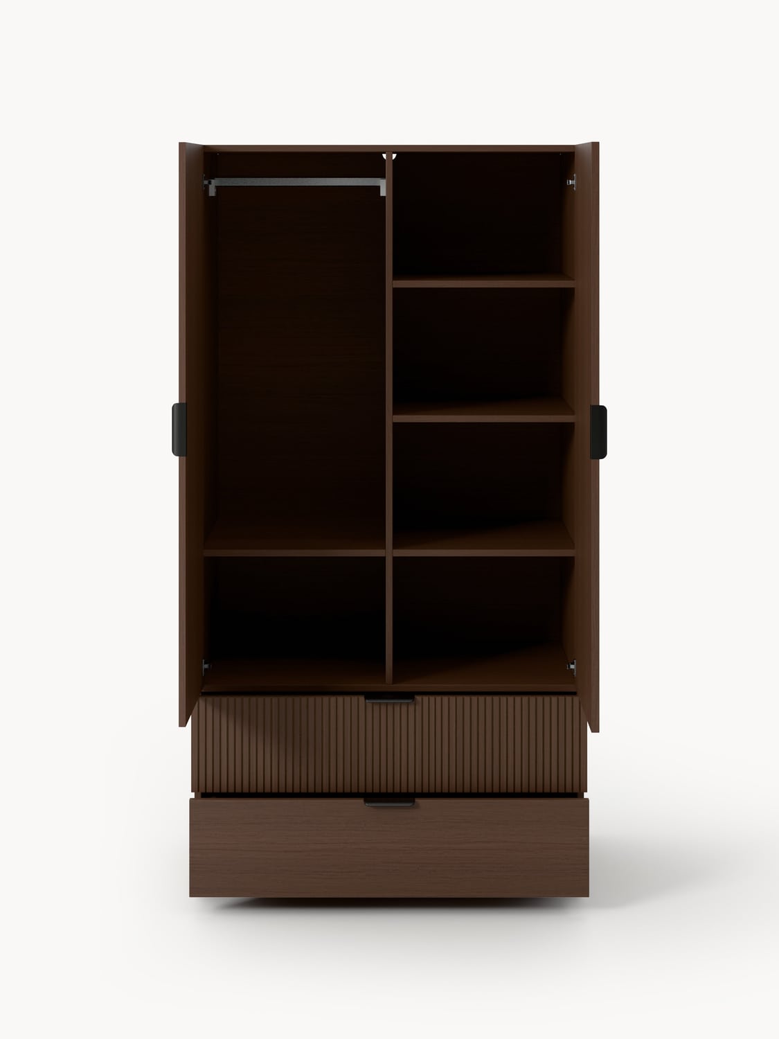Eupilio Wooden Compact Wardrobe