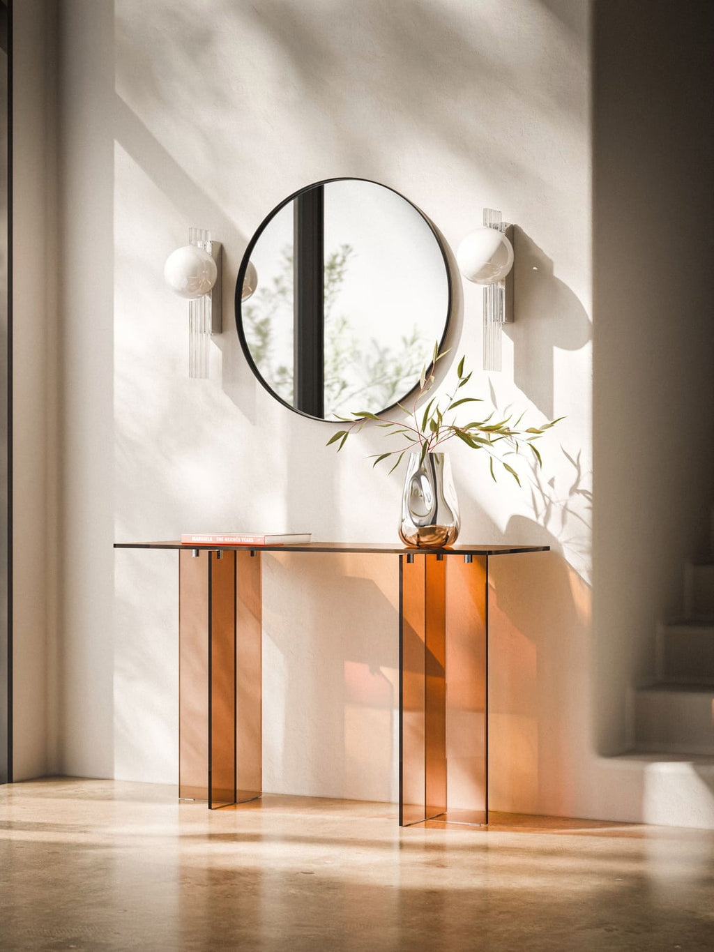 Garzeno Glass Console