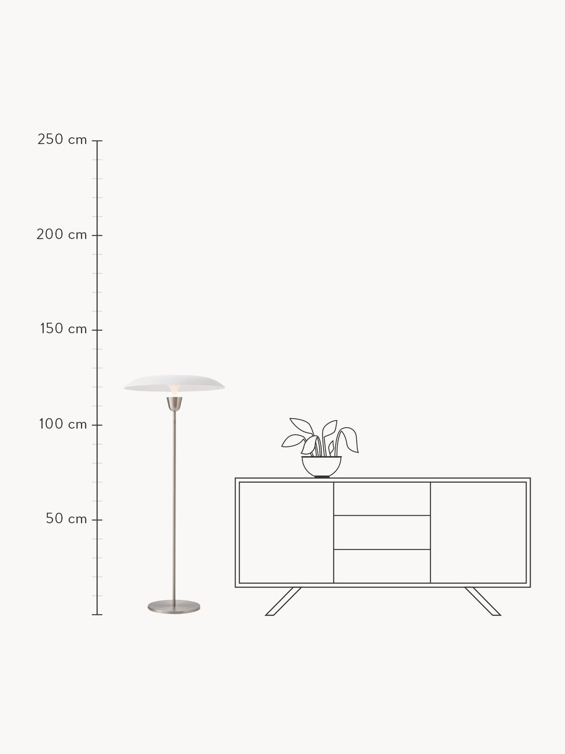 Dolenne Handmade LED Floor Lamp, Dimmable