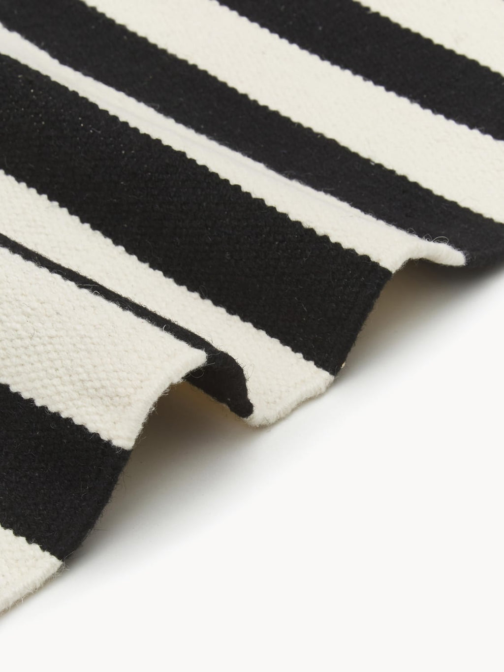 Ronco Hand-Woven Kelim Rug with Stripes