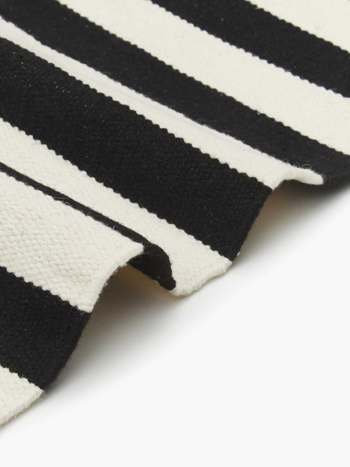 Ronco Hand-Woven Kelim Rug with Stripes