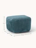 Bellara Teddy-Bouclé Ottoman