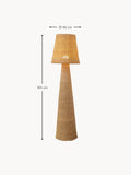 Ormea Dimmable Outdoor LED Floor Lamp, H 165 cm