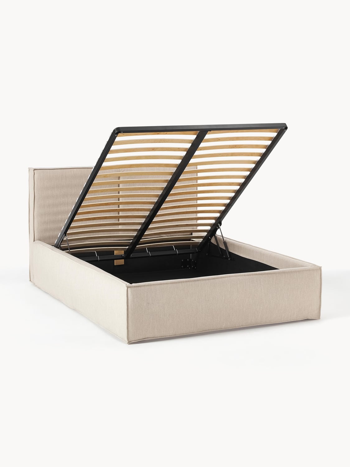 Figino Upholstered Bed with Storage Space