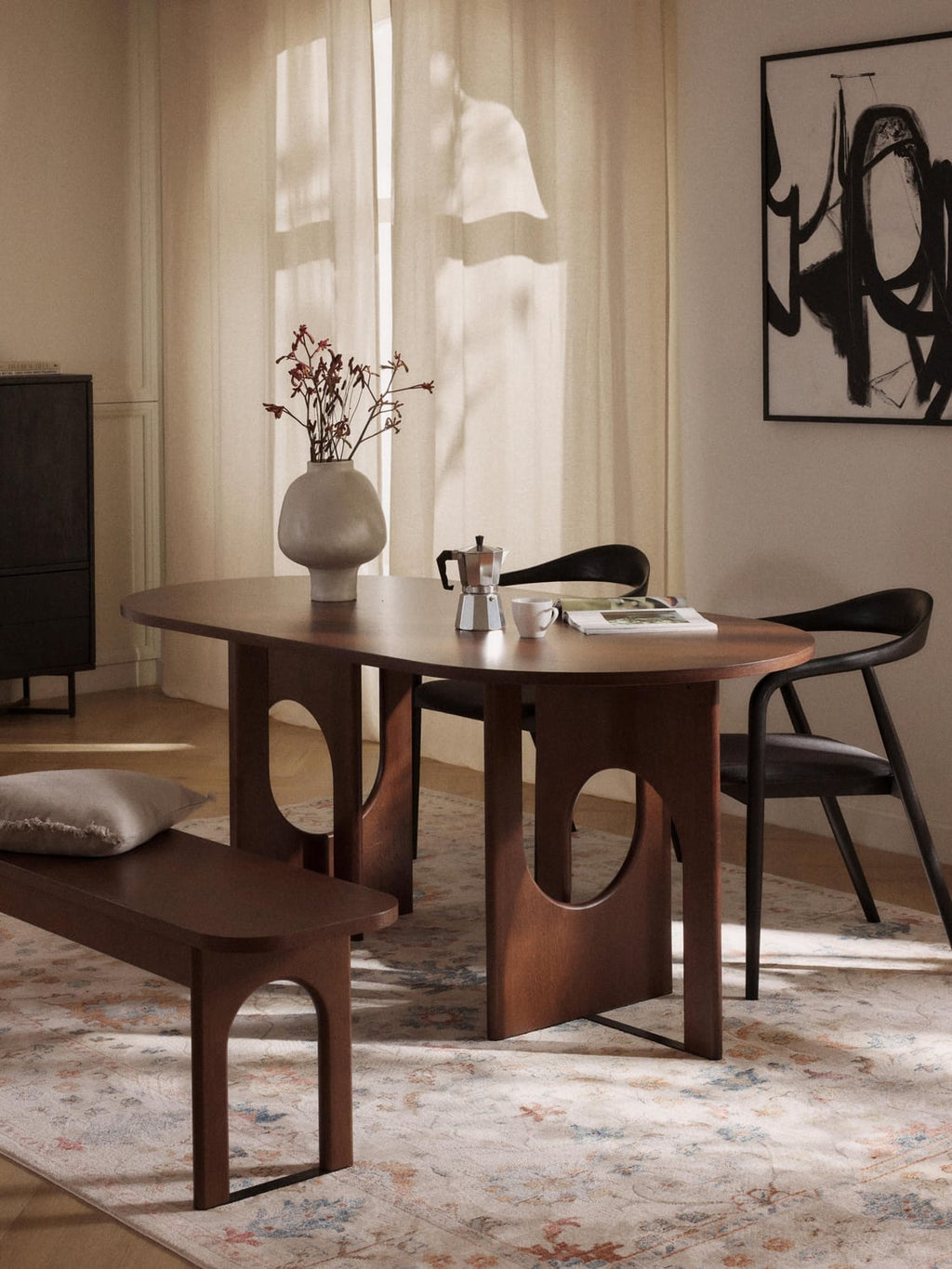 Anzano Oval Dining Table — available in several sizes