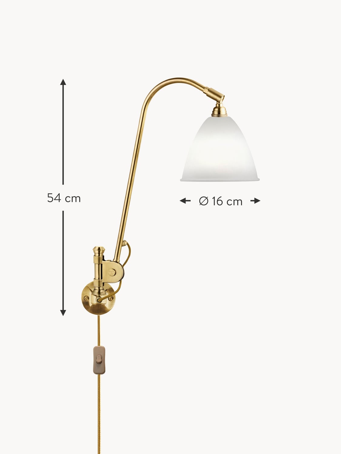 Pienzano BL6 Adjustable Plug-in Wall Lamp