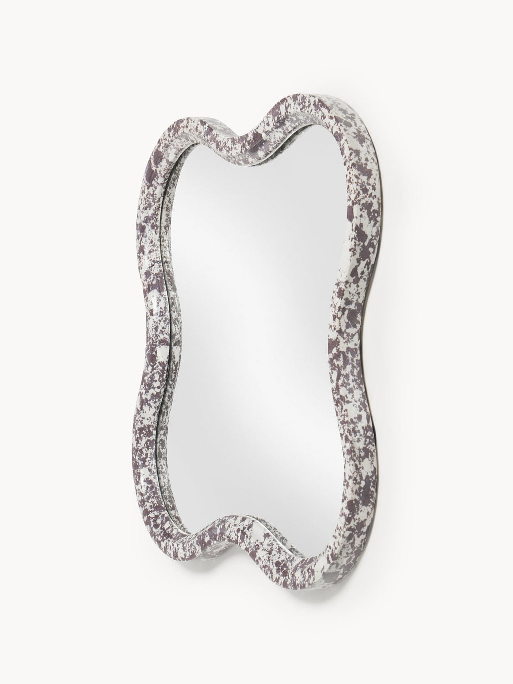 Zavattarello Wall Mirror with Engineered Marble Frame