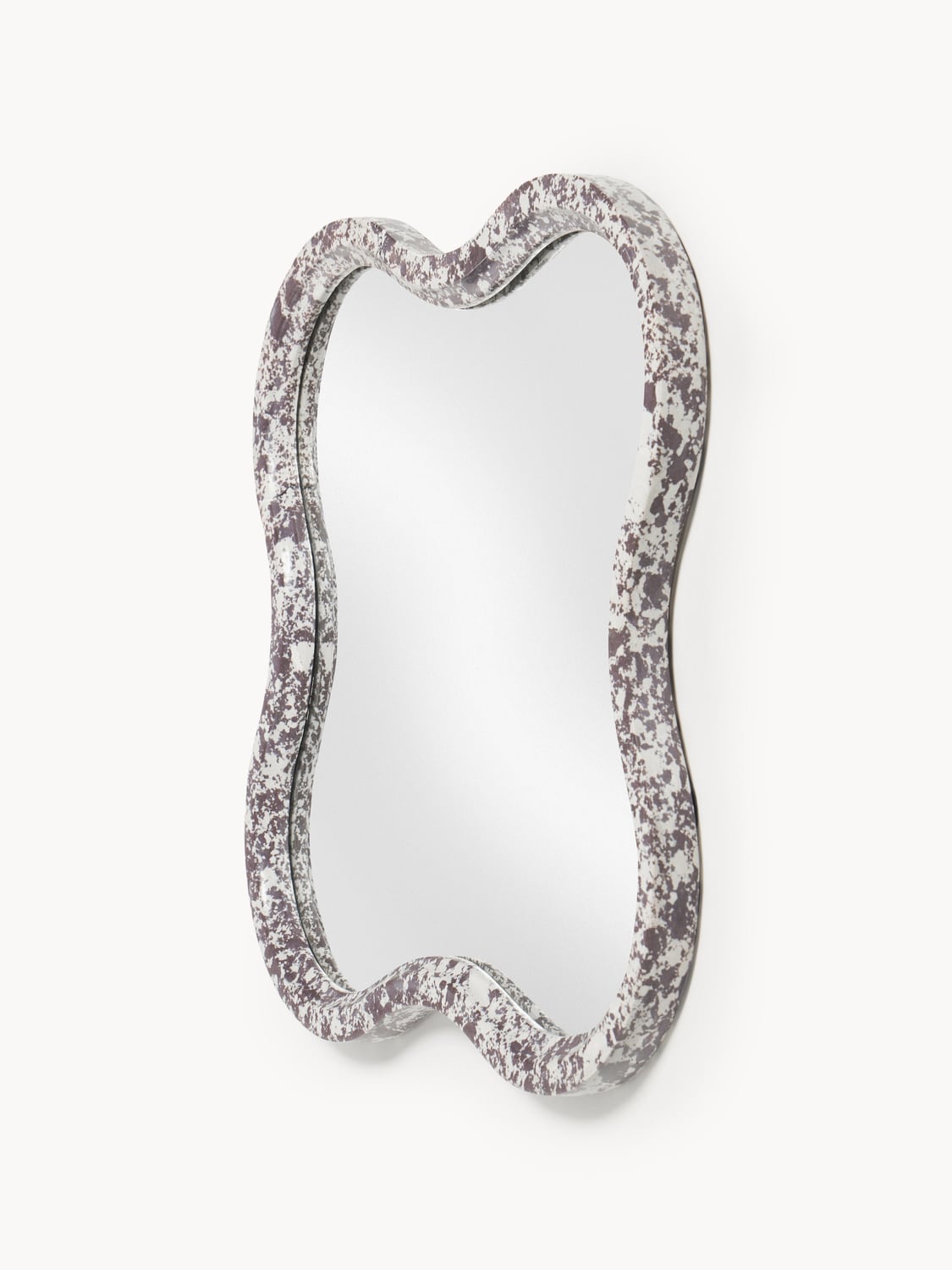 Zavattarello Wall Mirror with Engineered Marble Frame