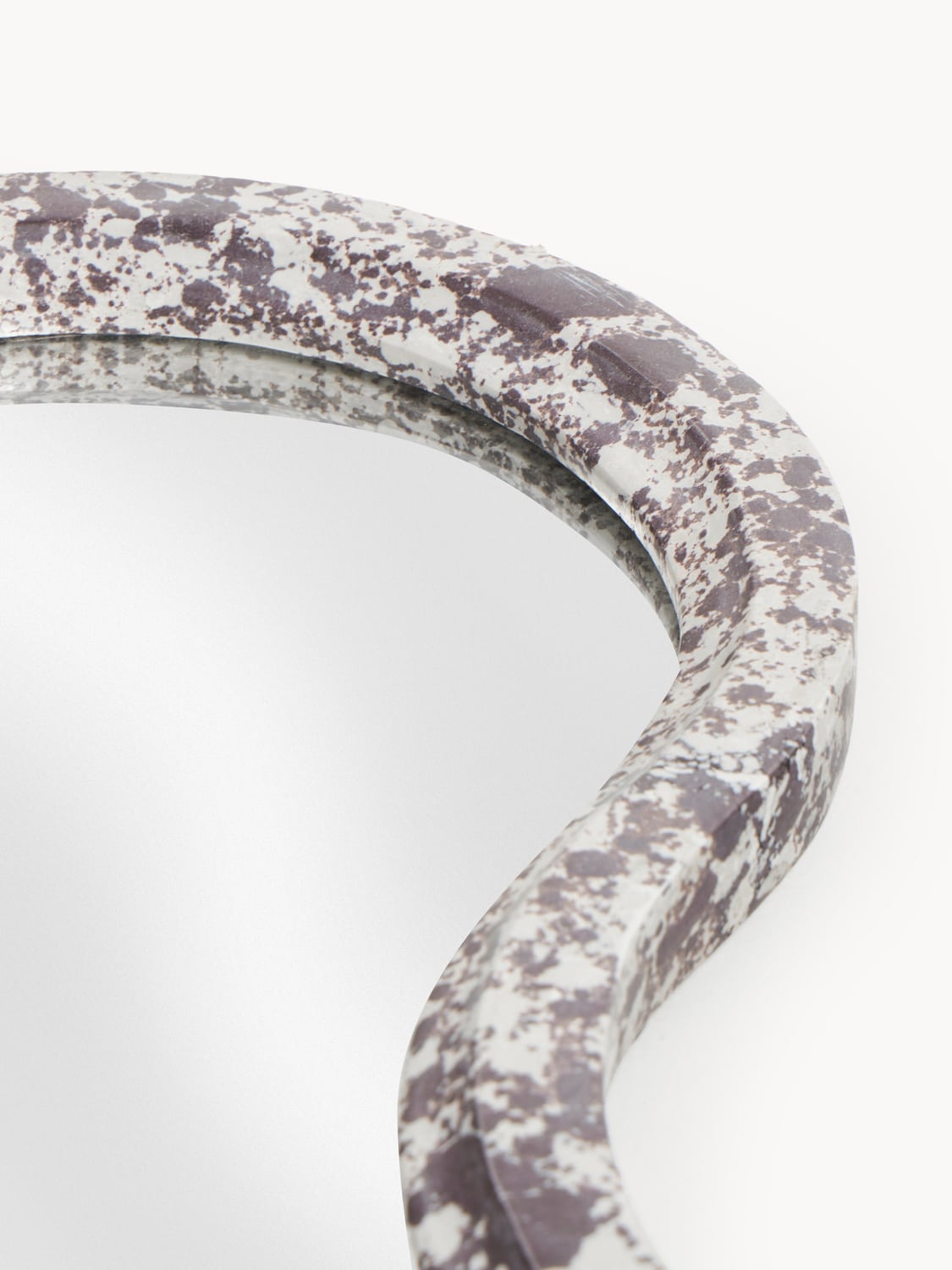 Zavattarello Wall Mirror with Engineered Marble Frame